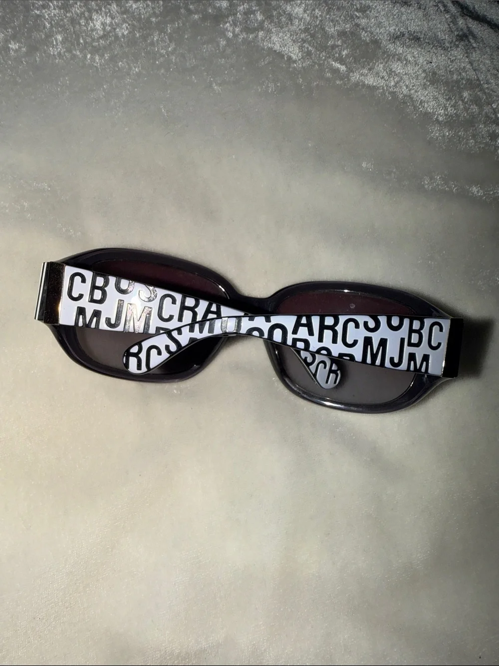 Vintage Marc Jacobs Black and White Sunglasses